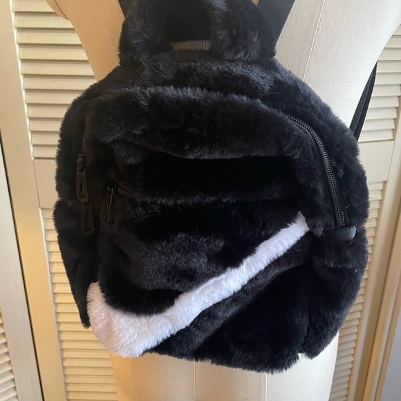 Nike Sportswear faux fur mini backpack main image 5